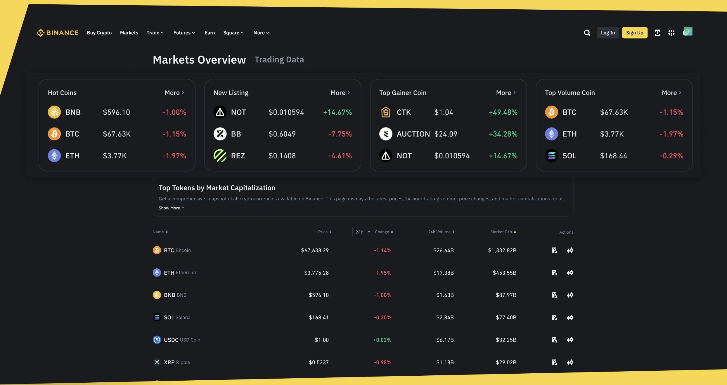 Screenshots Binance 4