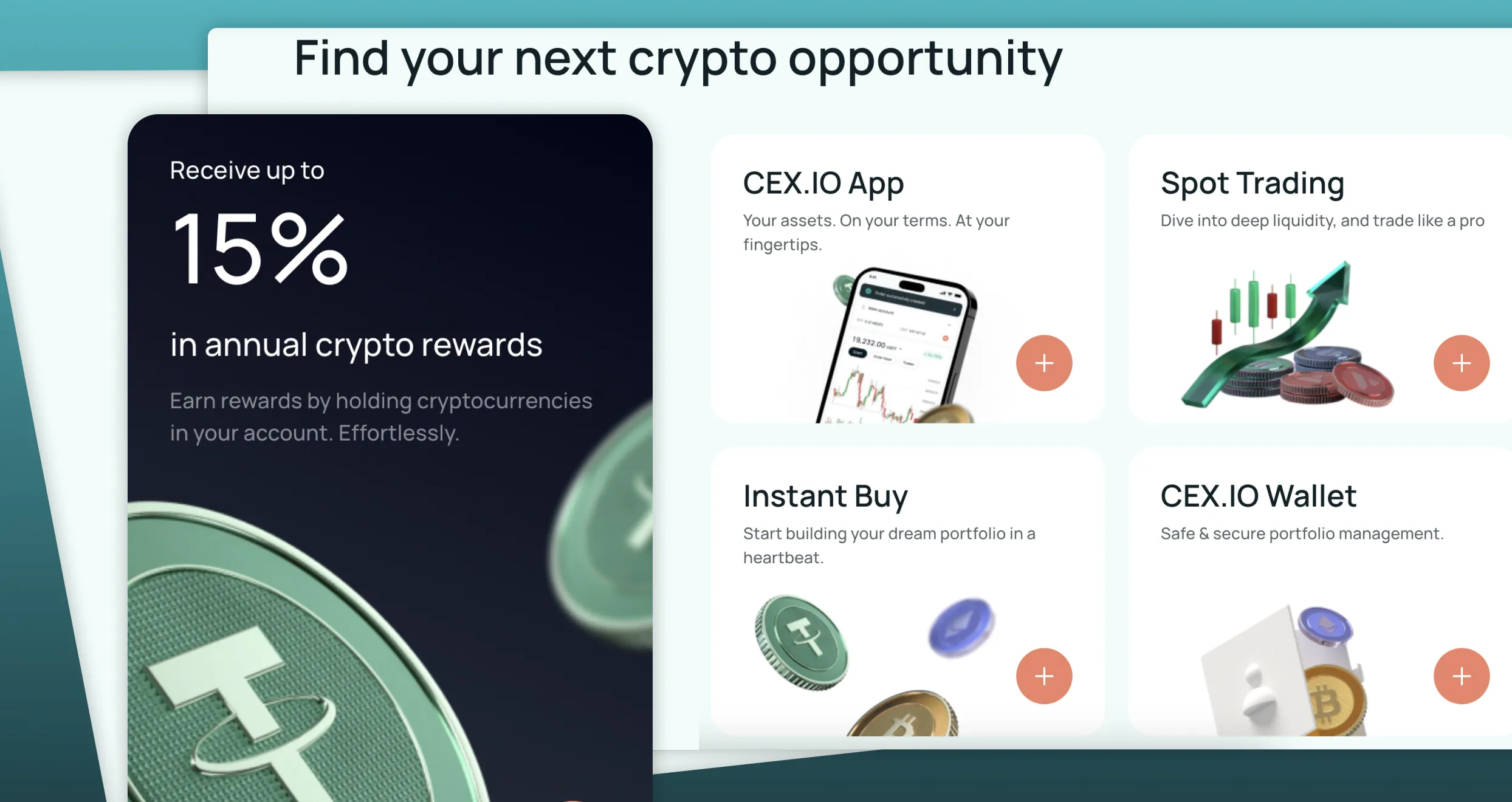 Screenshots CEX.IO 2